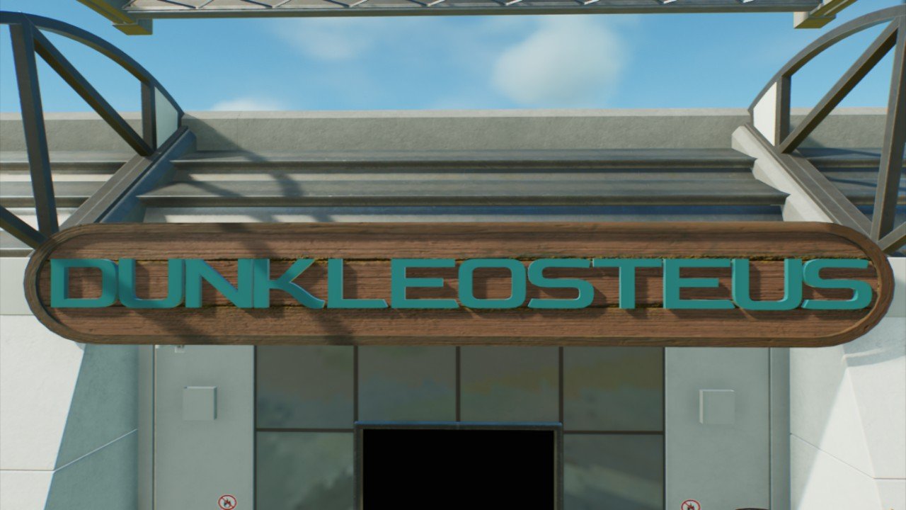 Signs: Dunkleosteus - Workshop - Jurassic World Evolution 3