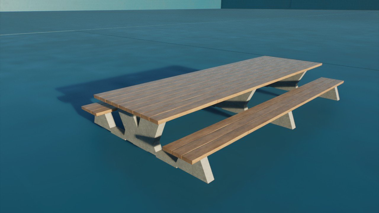 Wooden Picnic Bench - Workshop - Jurassic World Evolution 3