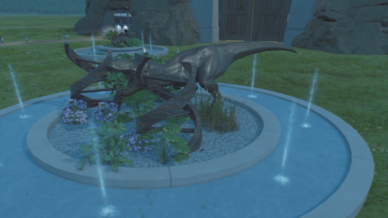 Estatua de trex - Workshop - Jurassic World Evolution 3