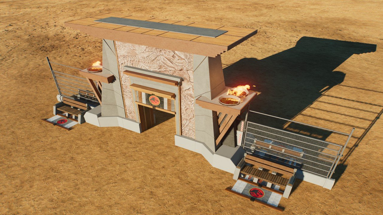 Small JP Gate - Workshop - Jurassic World Evolution 3