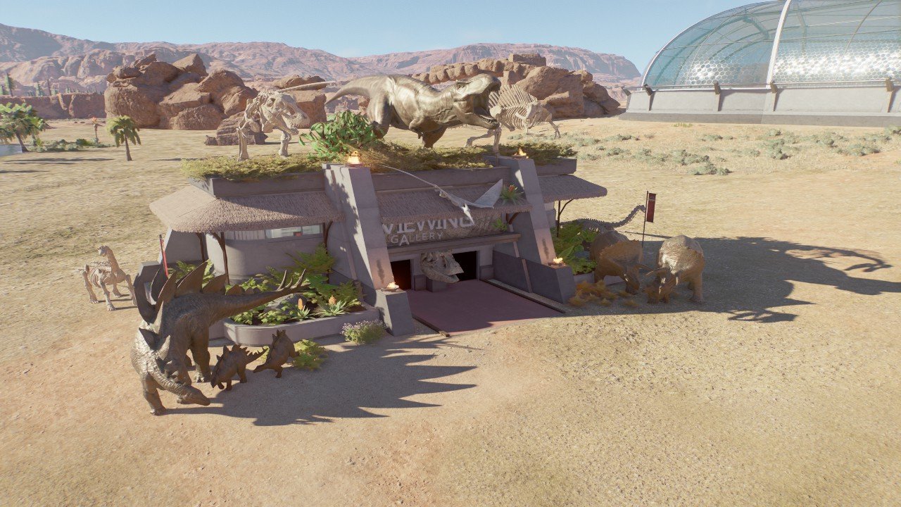 Dinosaur Viewing gallery - Workshop - Jurassic World Evolution 3
