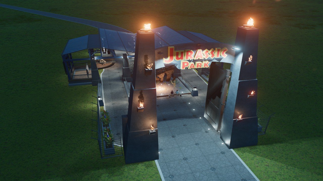 Attraction entrance - Workshop - Jurassic World Evolution 3