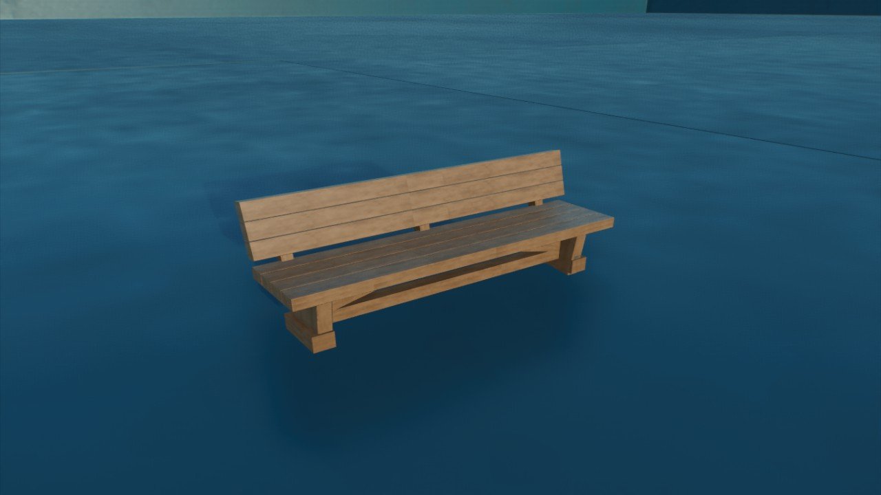 Wooden Bench - Workshop - Jurassic World Evolution 3