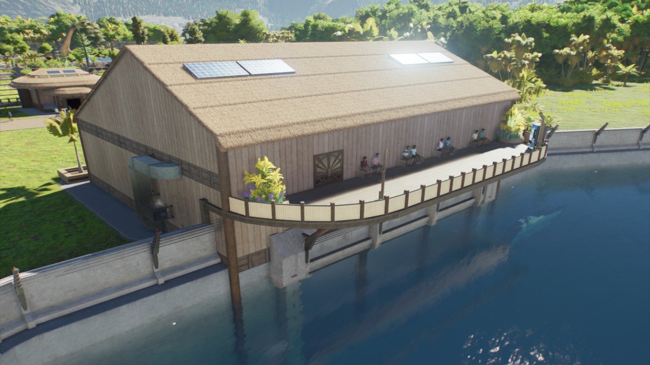 Wooden Lagoon Viewing gallery - Workshop - Jurassic World Evolution 3
