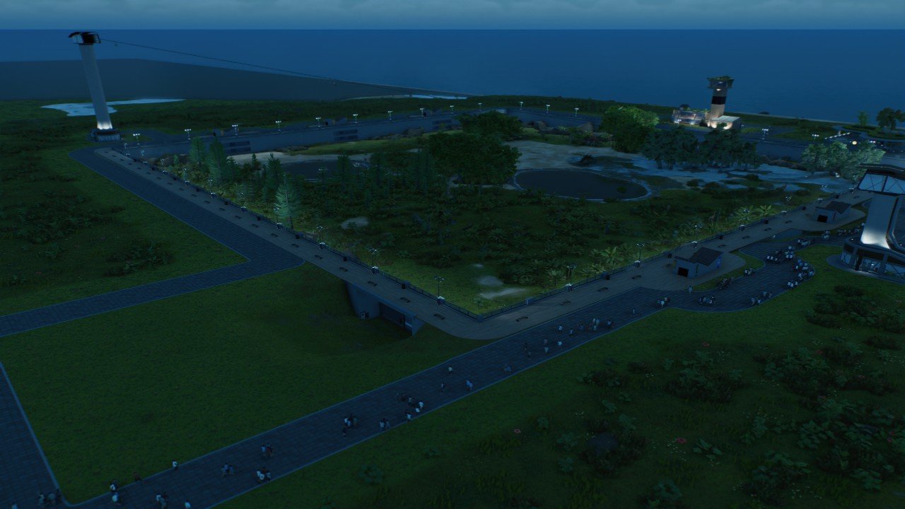 Medium/Large Lowered Enclosure - Workshop - Jurassic World Evolution 3