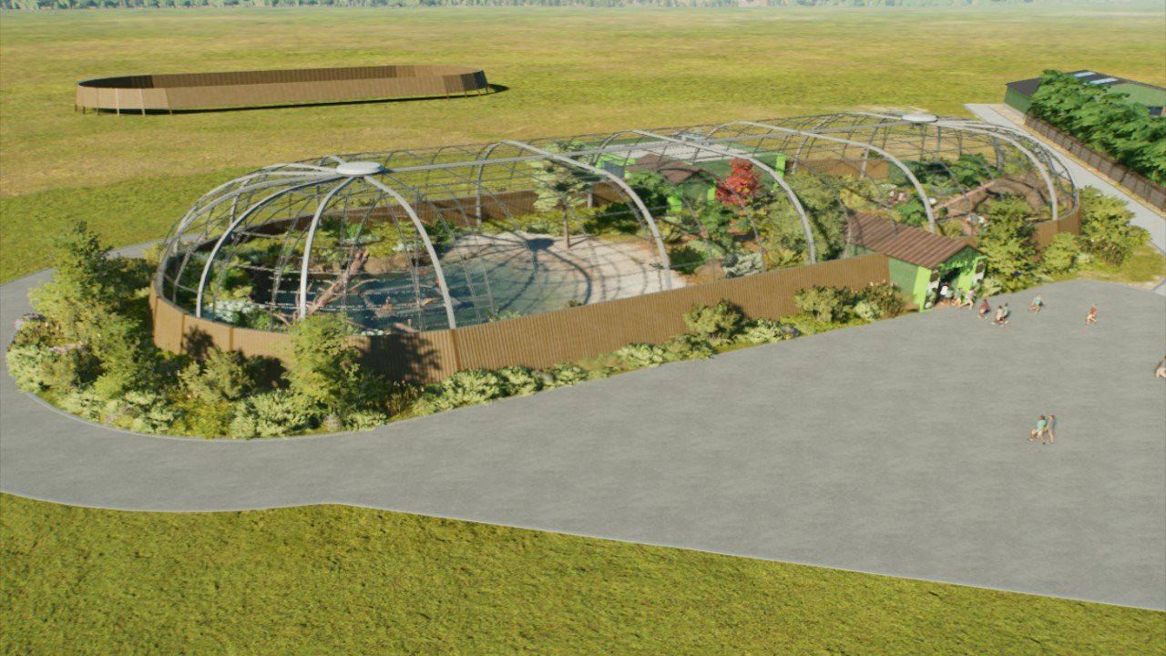 Small Walk Through Aviary