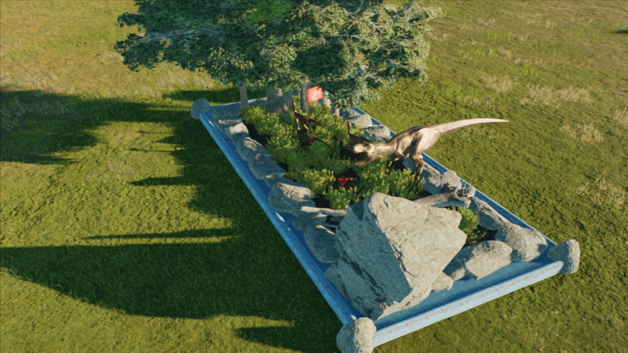 t rex and galli diorama - Workshop - Jurassic World Evolution 3