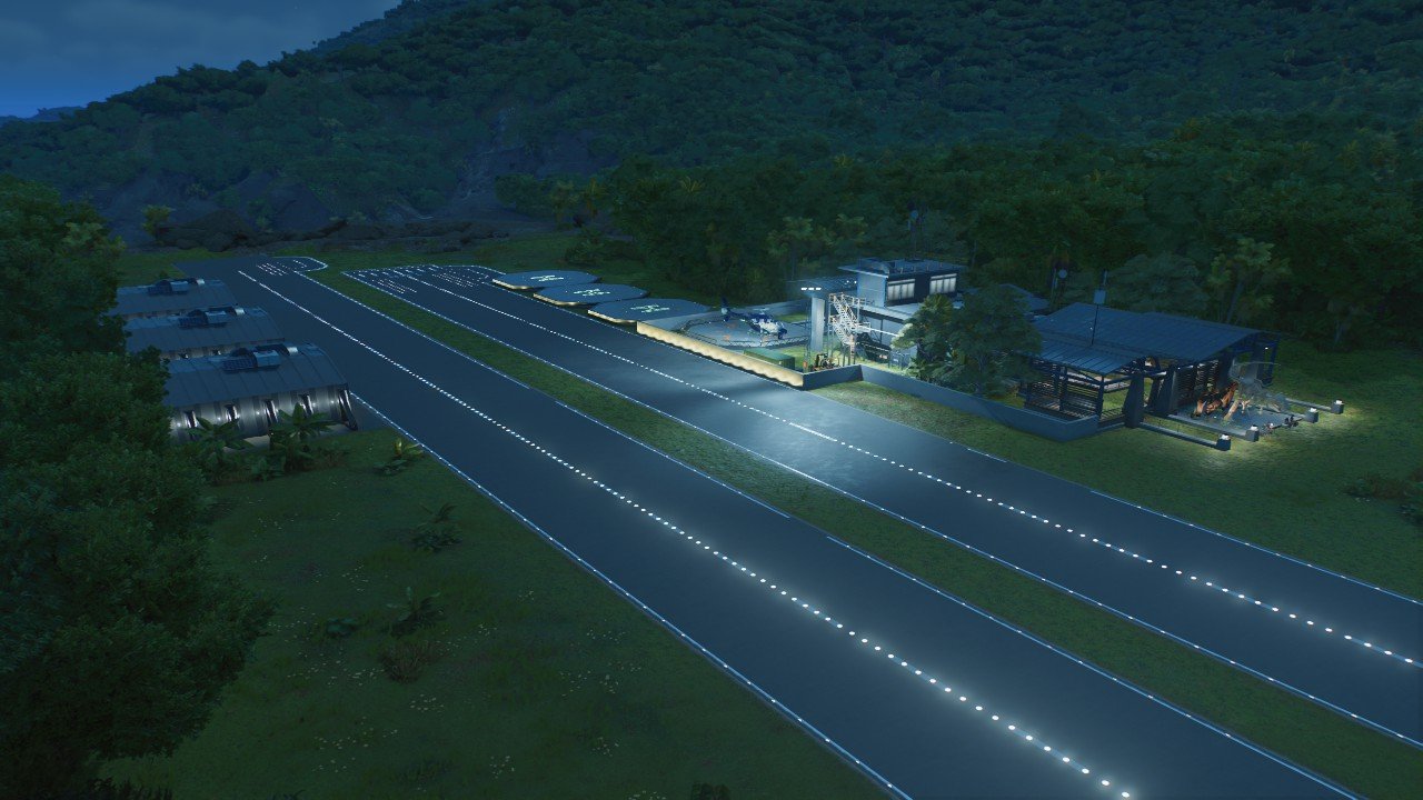 Airport arrival point