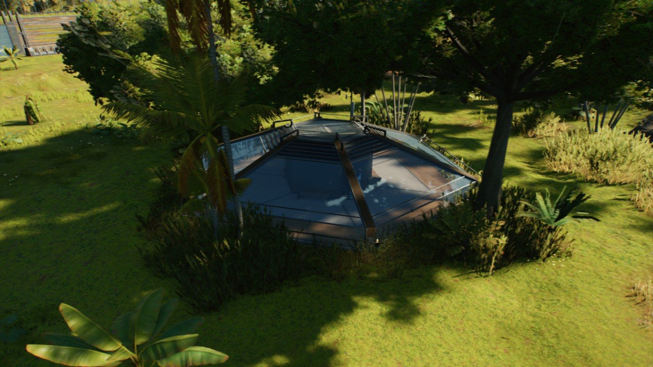 Flora covered viewing dome - Workshop - Jurassic World Evolution 3