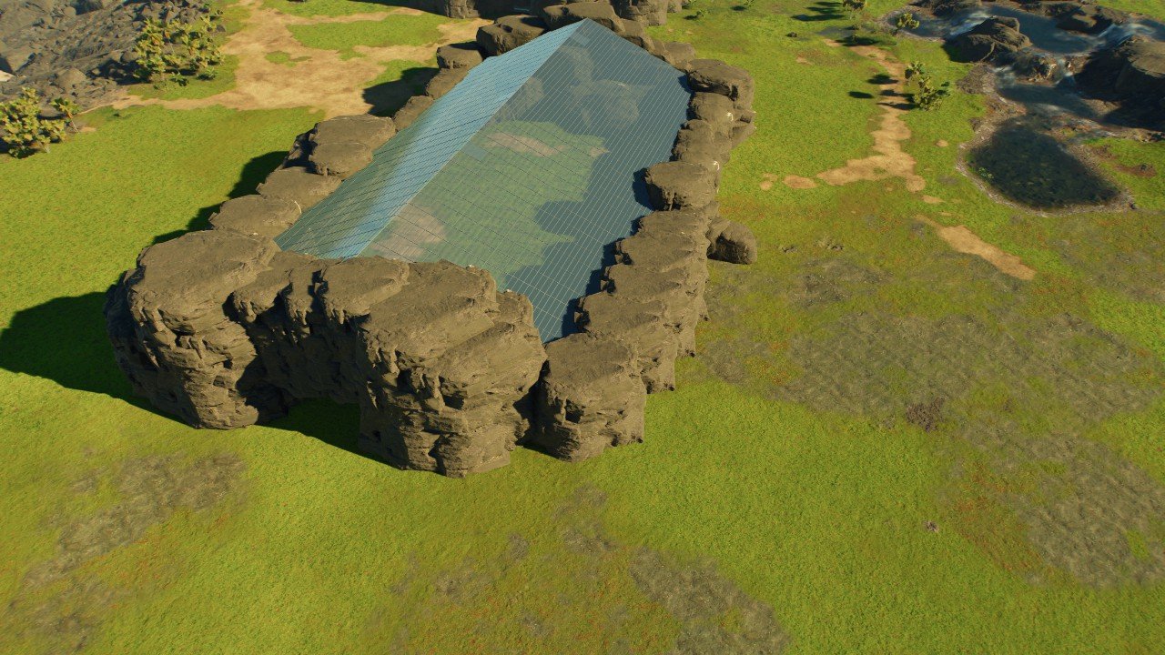 A glass roof dinosaur enclosure - Workshop - Jurassic World Evolution 3