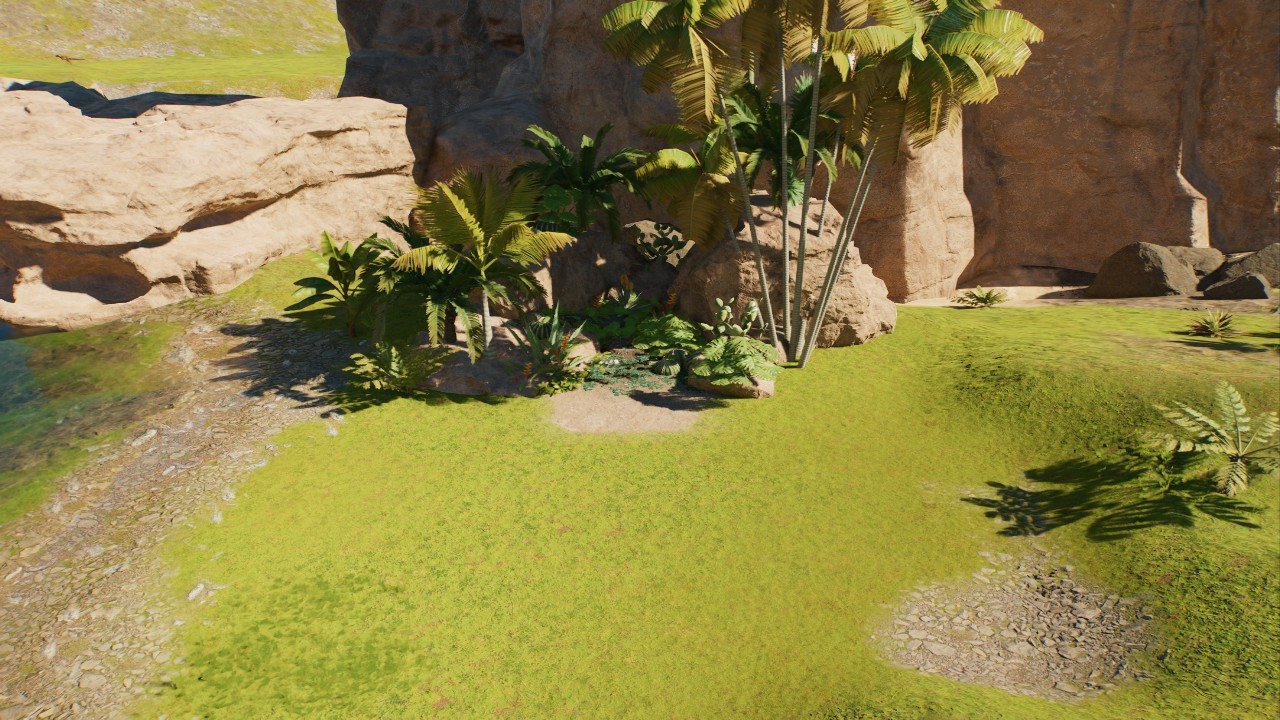 Oasis/overgrown desert nest - Workshop - Jurassic World Evolution 3