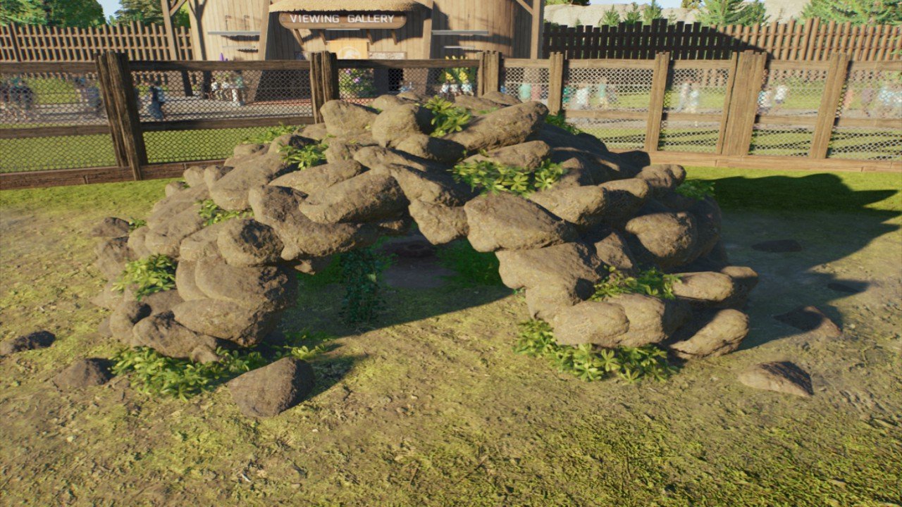 Small rocky overgrown dinosaur nest - Workshop - Jurassic World Evolution 3