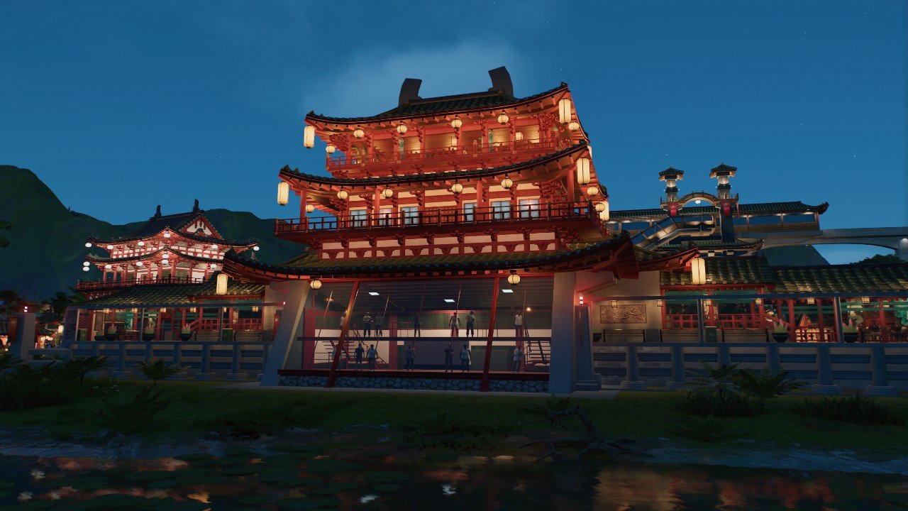 Grand viewing gallery pavillion