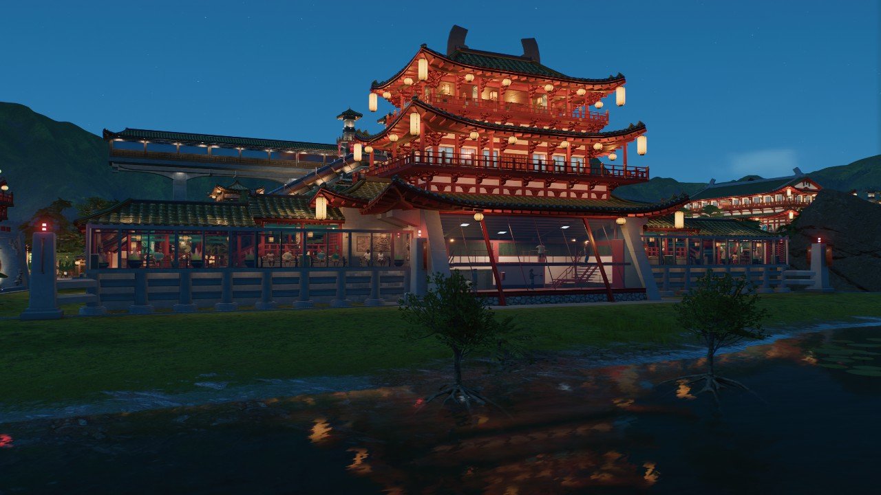 Grand viewing gallery pavillion