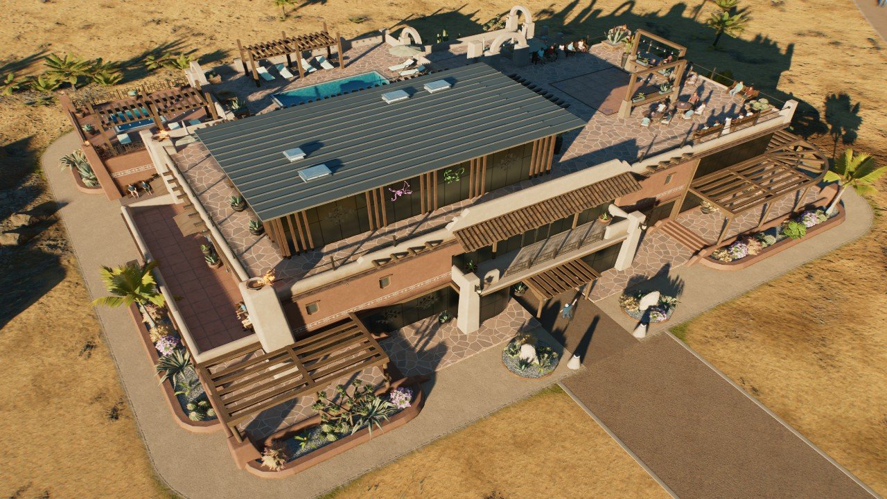 Large Full-Service Hotel (Texicana) - Workshop - Jurassic World Evolution 3