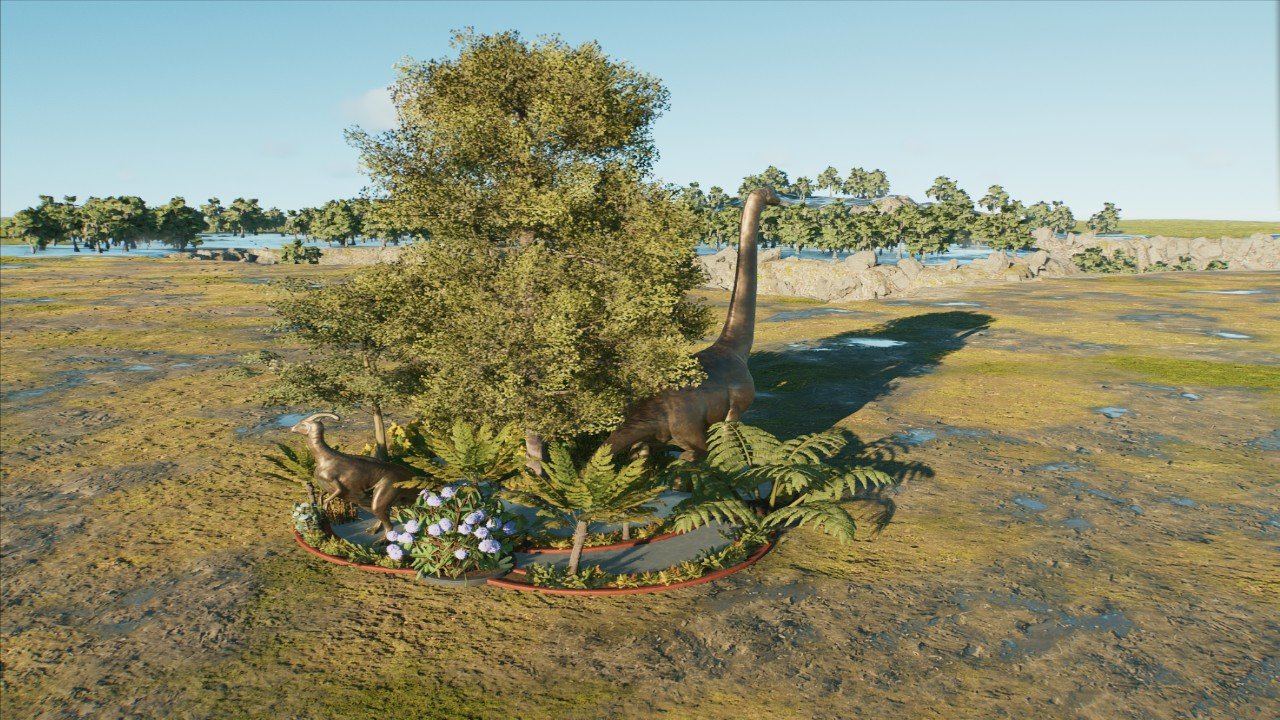 Herbivore Scenery Square - Workshop - Jurassic World Evolution 3