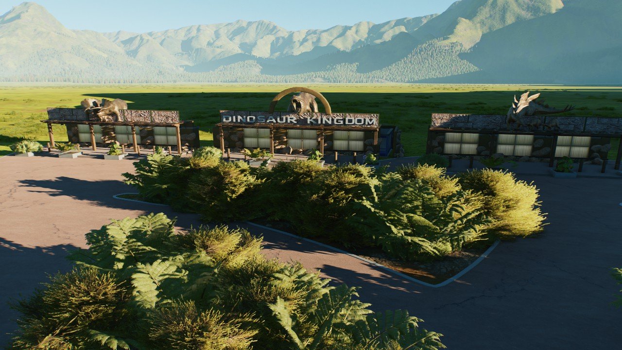 Dinosaur Kingdom Entrance - Workshop - Jurassic World Evolution 3