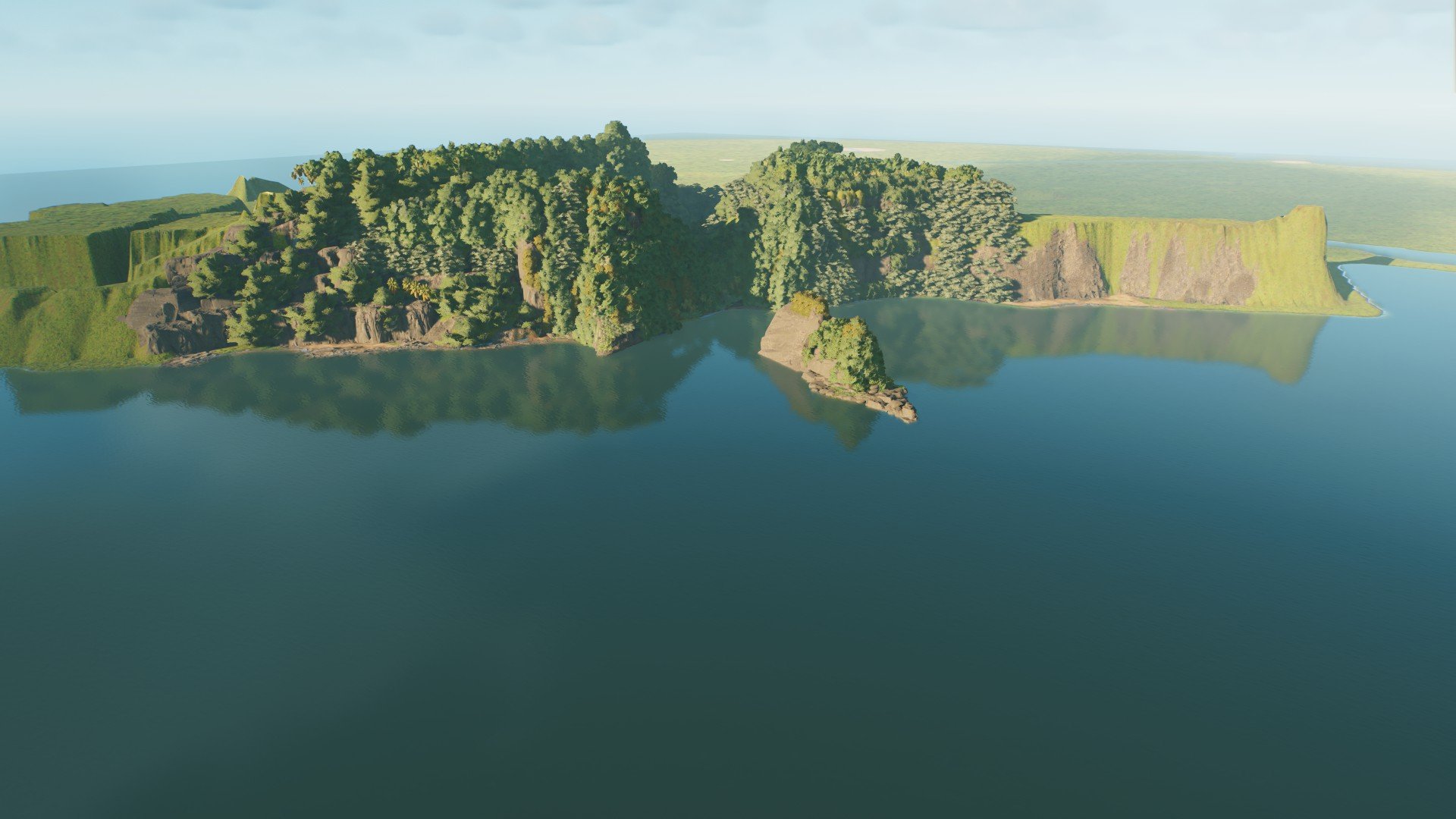 Isla Nublar 1993 original Map flat - Workshop - Jurassic World Evolution 3