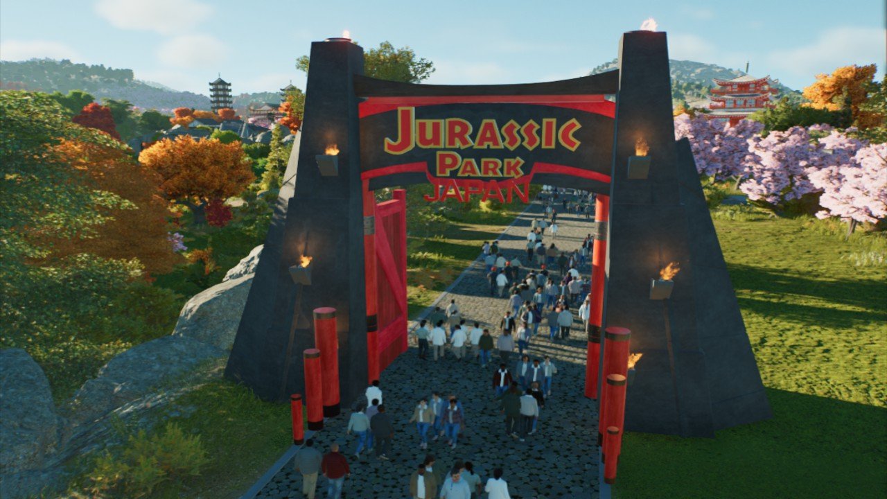Jurassic Park Japan gate - Workshop - Jurassic World Evolution 3