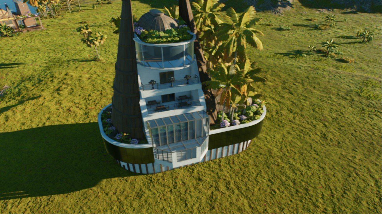 Viewing tower with capsule elevator - Workshop - Jurassic World Evolution 3