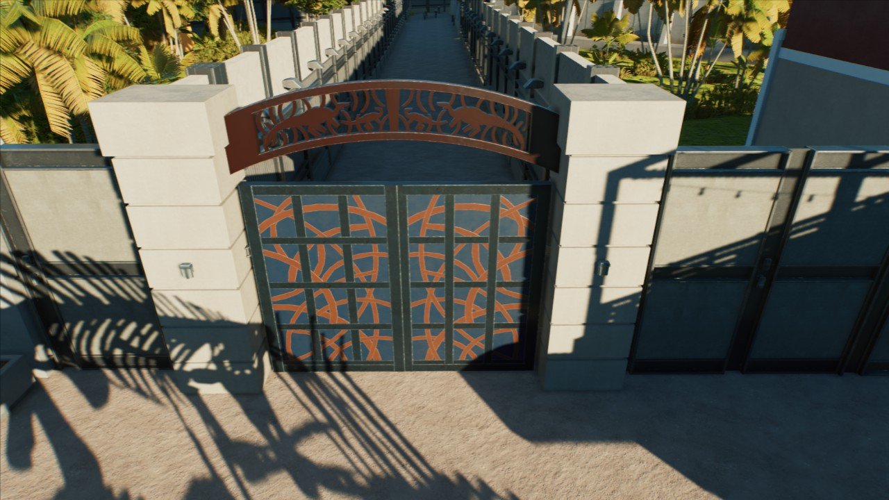 Trex paddock gate (part 1) - Workshop - Jurassic World Evolution 3