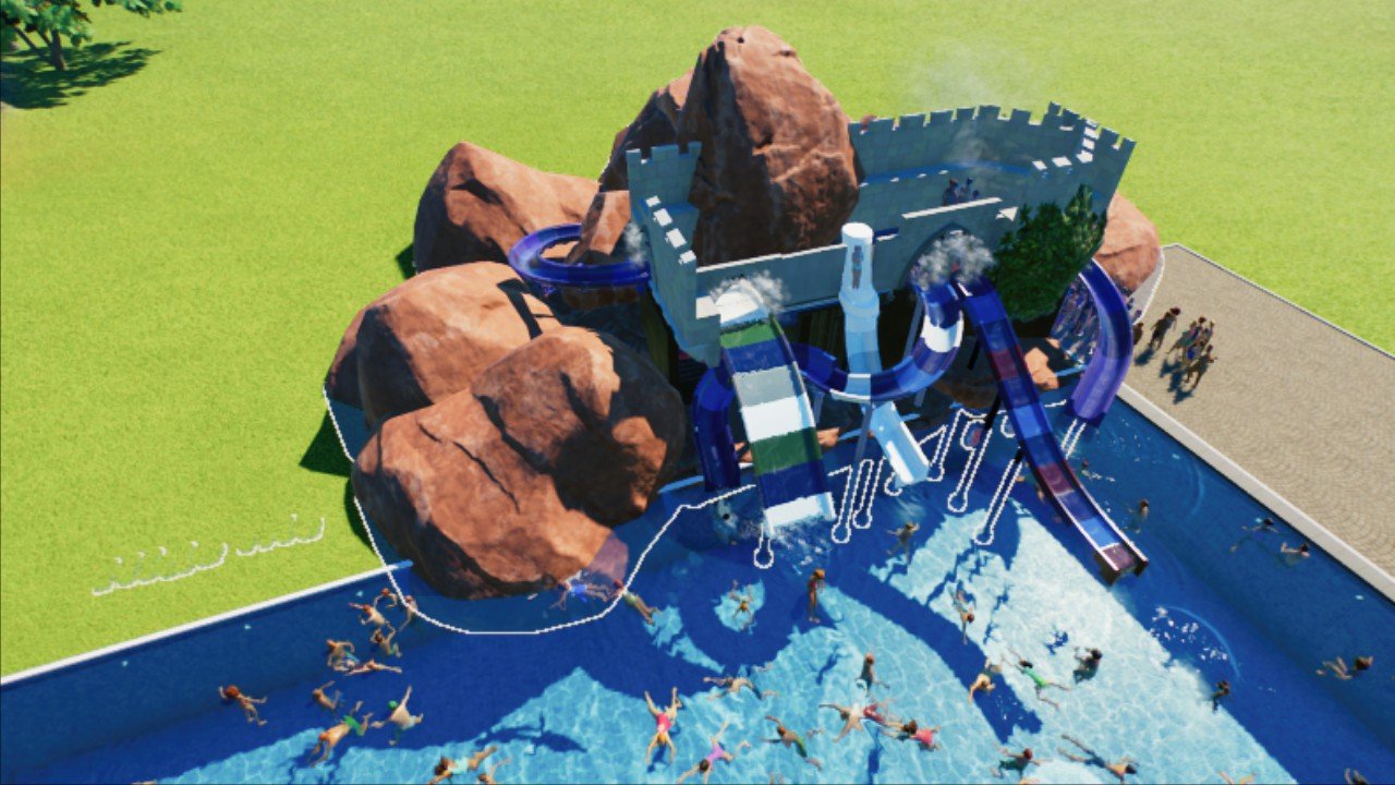the lost kingdom (waterslides)
