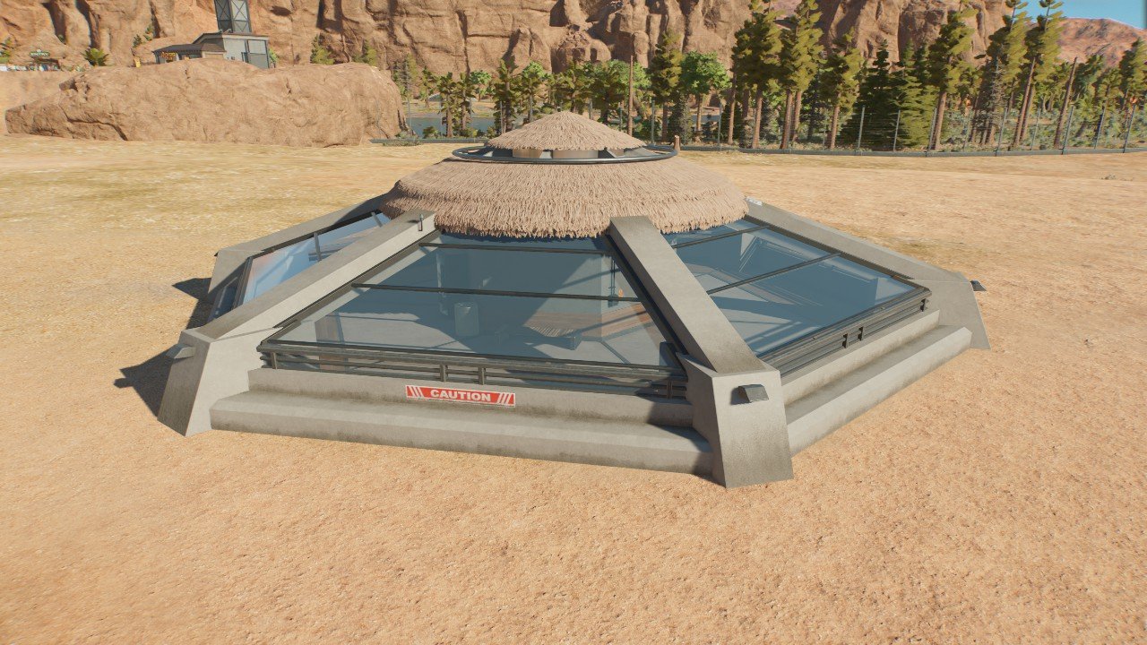Jurassic Park Viewing Dome (No Electric Wire) - Workshop - Jurassic ...