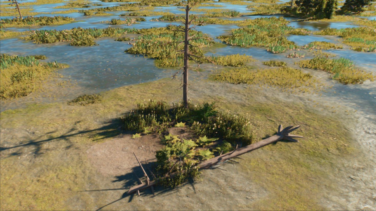 Large Wetlands natural nest - Workshop - Jurassic World Evolution 3