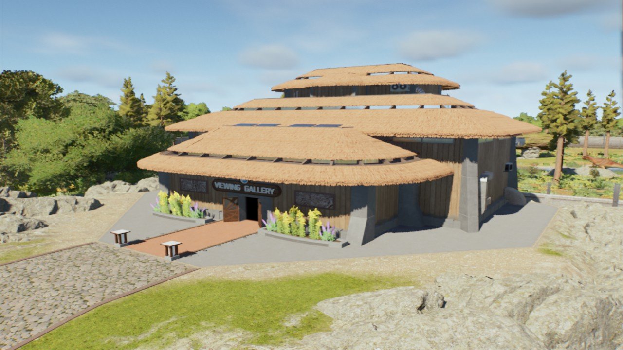 Big Wooden Viewing Gallery - Workshop - Jurassic World Evolution 3