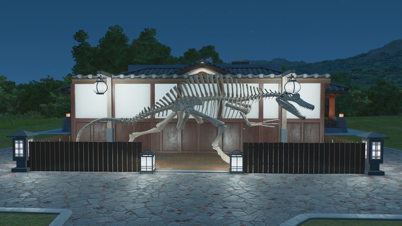 Path divider (check the back) - Workshop - Jurassic World Evolution 3