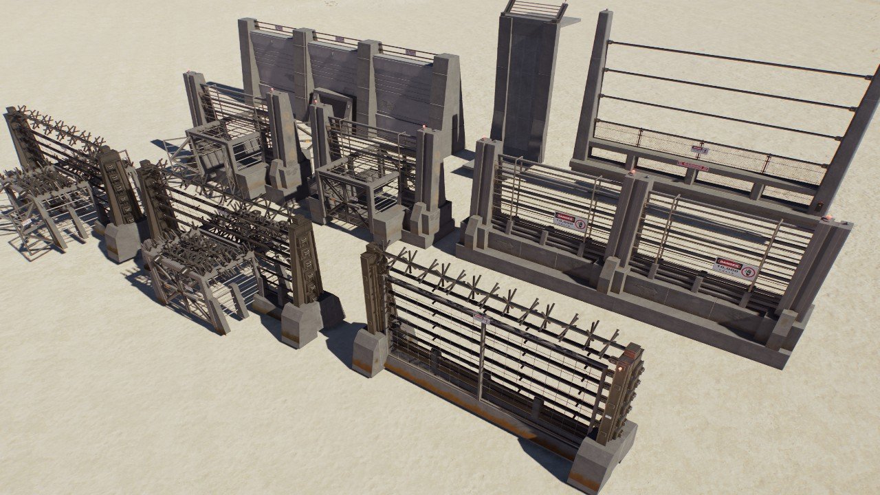 Ultimate Jurassic Park Fence Pack [Hight Security] 