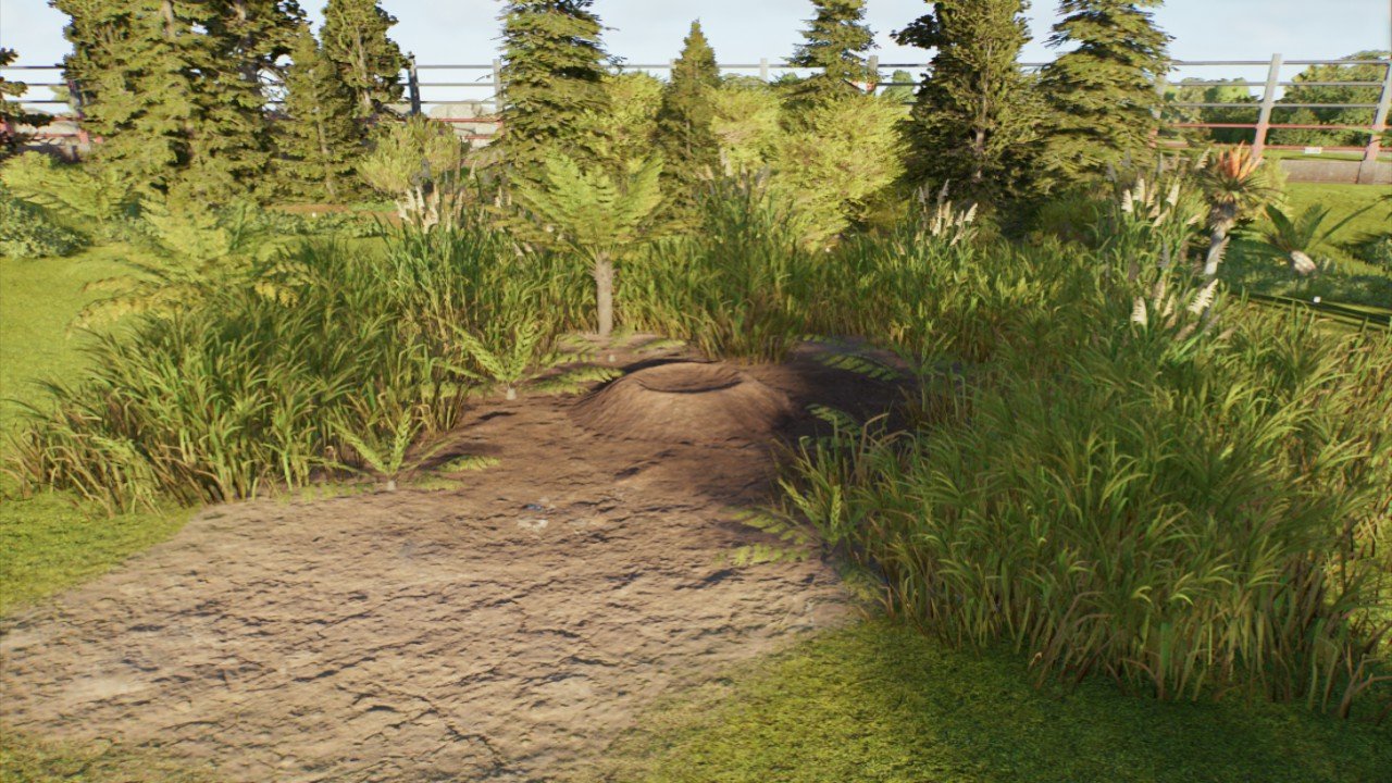Large nest with ferns and grass - Workshop - Jurassic World Evolution 3