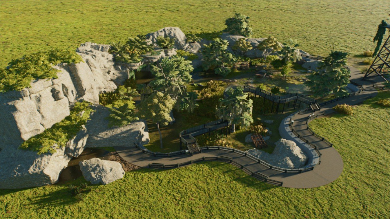 Majungasaurus Habitat (Wetlands inspired)