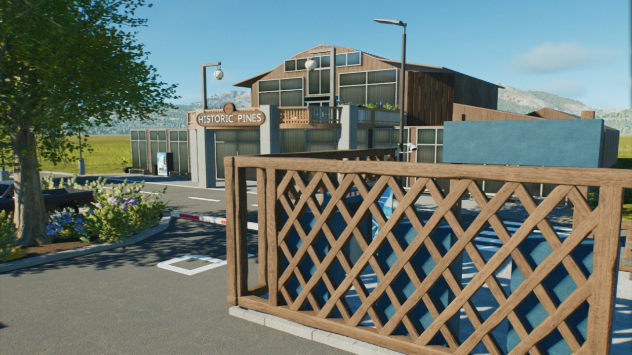 Historic Pines Enterance