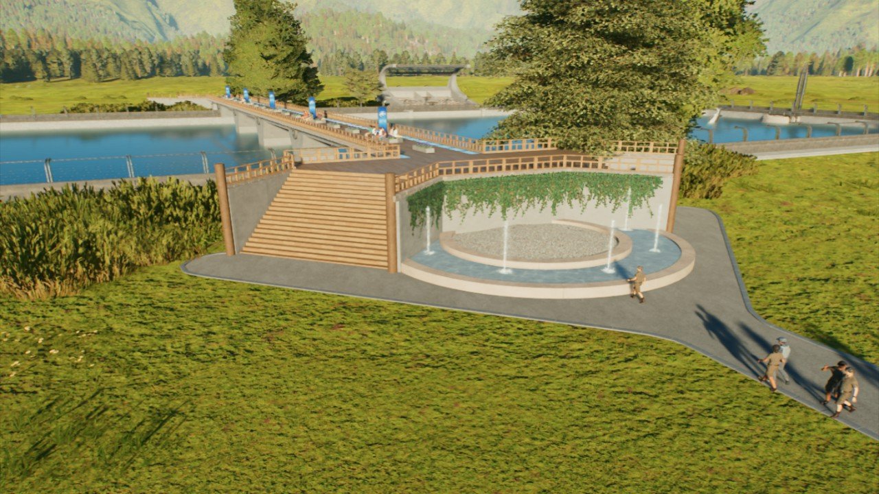 Customizable Bridge Entrance