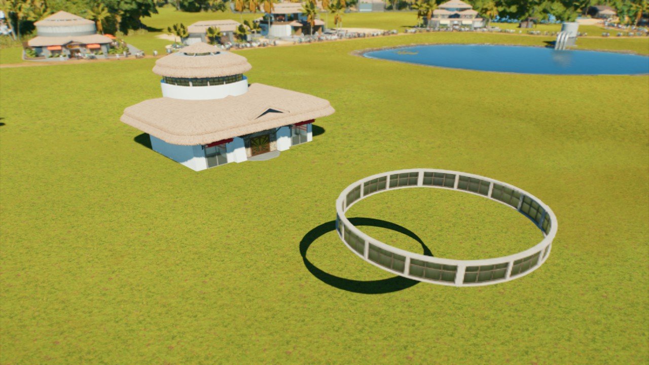 Gently Rounded Build Rounded Windows Build Piece - Workshop - Jurassic World Evolution 3