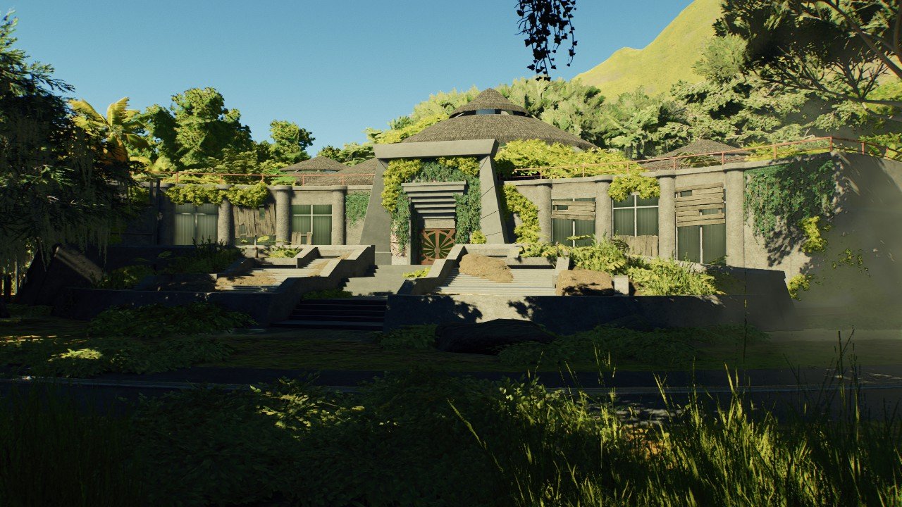 JP Abondend Visitor Center - Workshop - Jurassic World Evolution 3