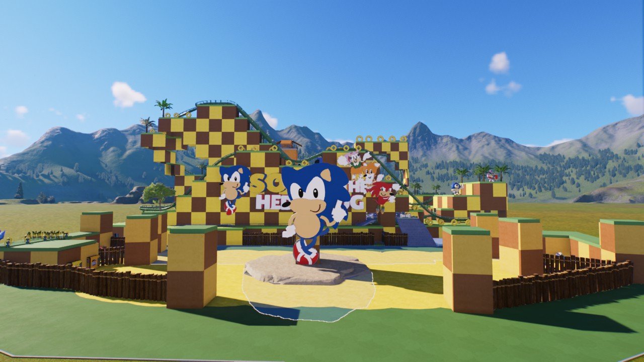 Sonic the hedgehog entrance