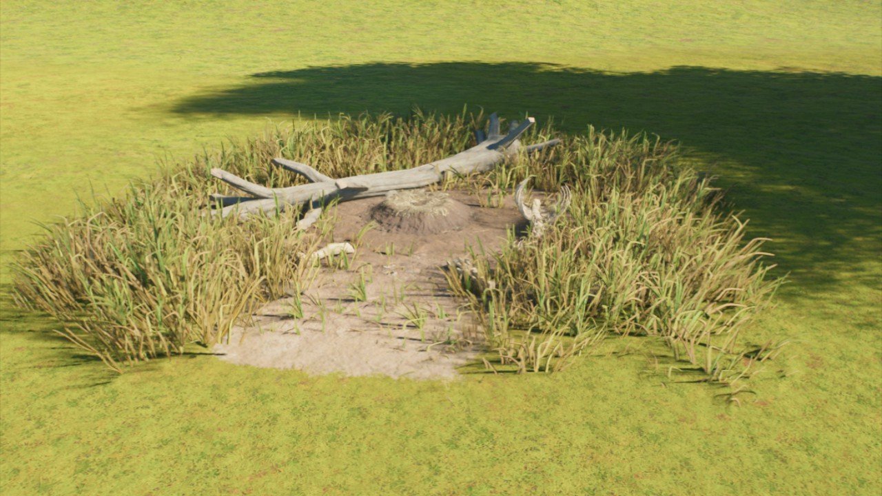 Grassland Carnivore Medium Nest - Workshop - Jurassic World Evolution 3