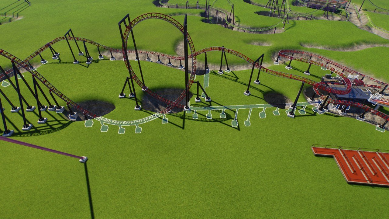 Wide 2 row Launched - Workshop - Planet Coaster 2