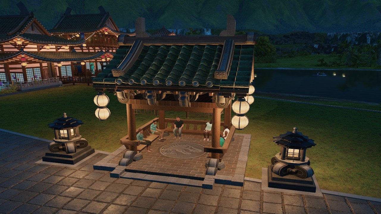 Pavillion Seating Scenery Piece 