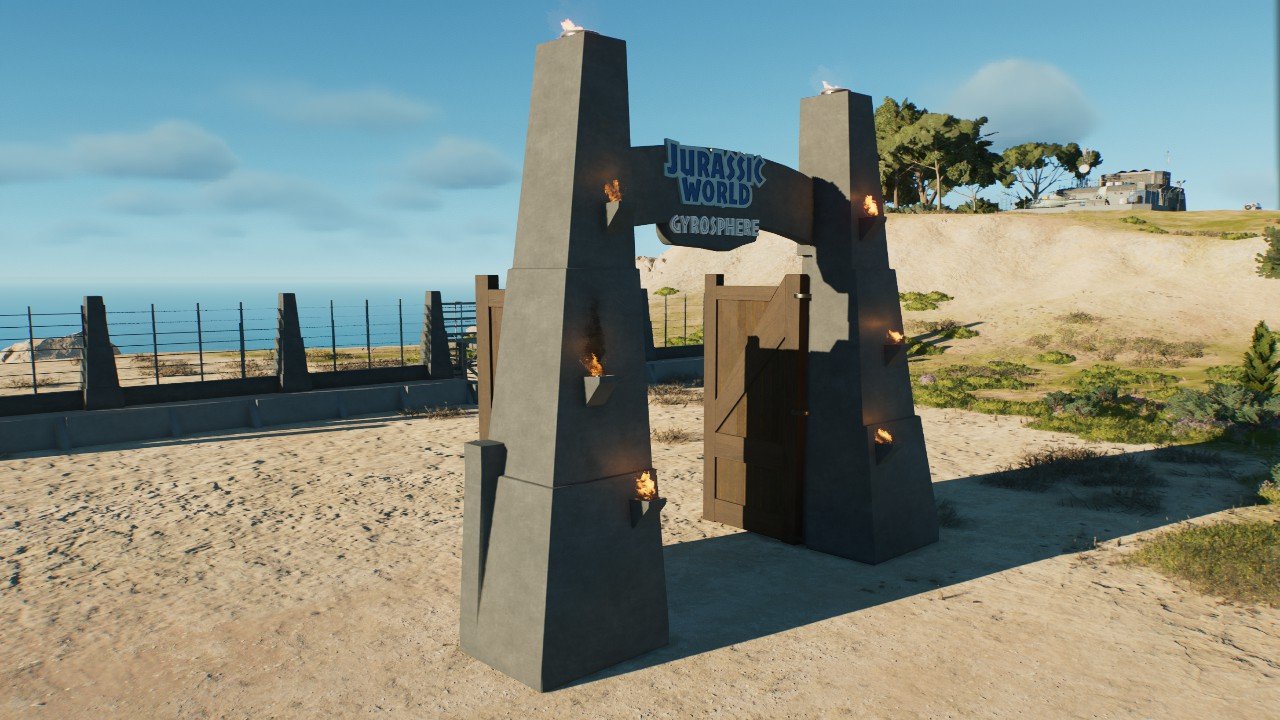 JW Gyrosphere Gate - Workshop - Jurassic World Evolution 3