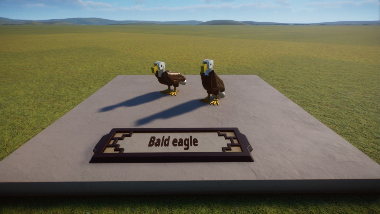 Bald Eagle prop animal