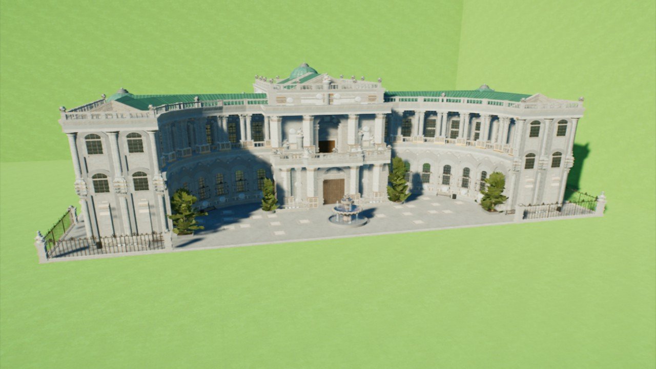 Large Hotel based on the Hofburg Pt.1