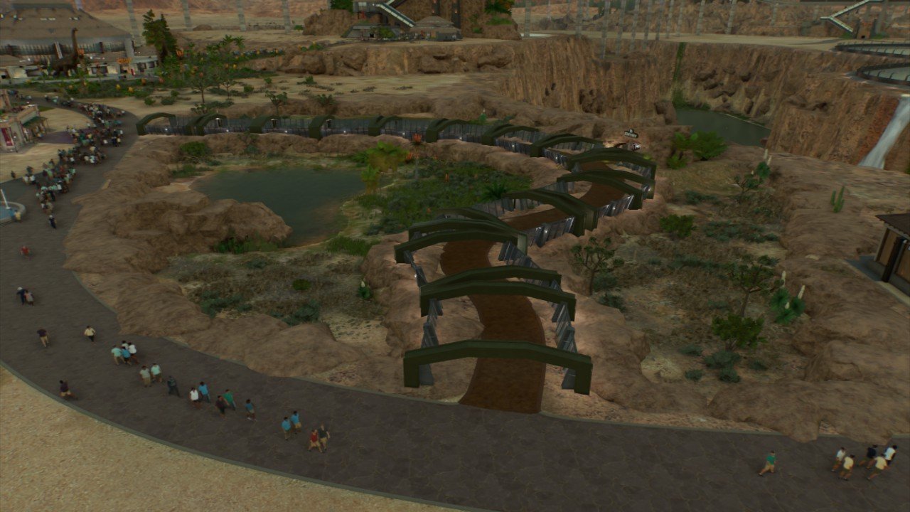 Visitor Path for enclosure - Workshop - Jurassic World Evolution 3