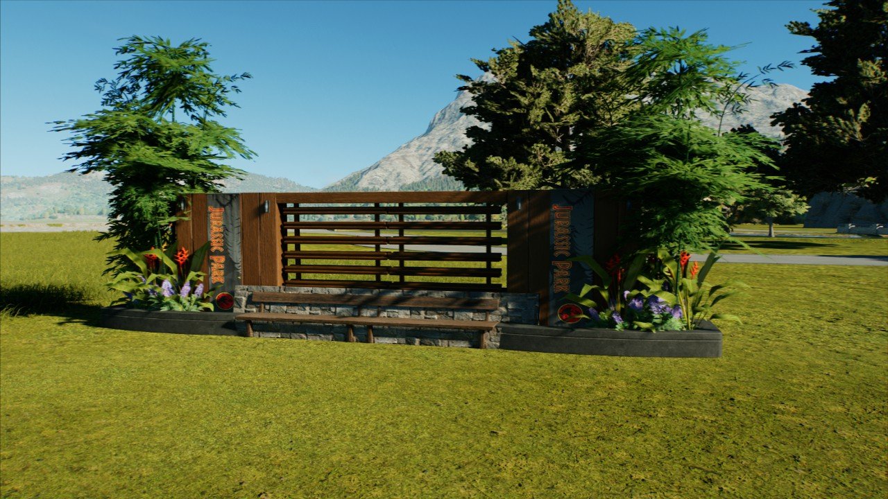 Double Bench Setting - Workshop - Jurassic World Evolution 3