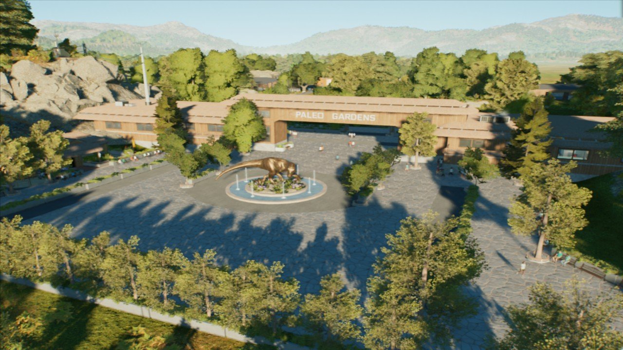Entrance to my park - Workshop - Jurassic World Evolution 3