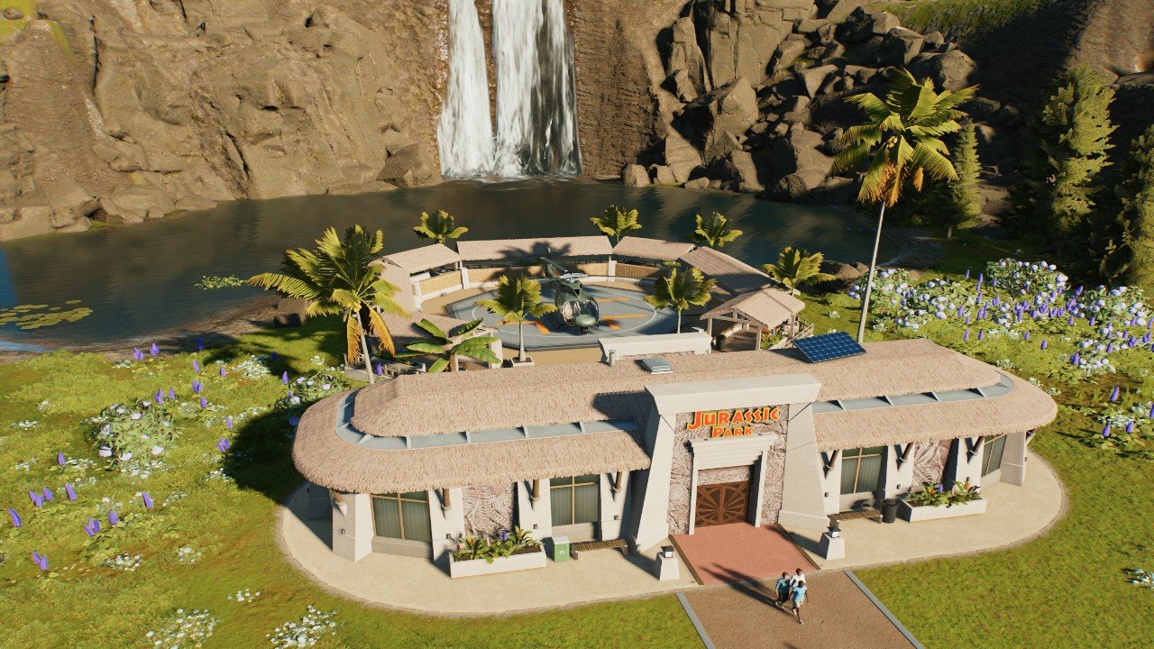 Arrival Point Tutorial Minecraft Jurassic Park Arrival Point - Helipad - Workshop - Jurassic World ...