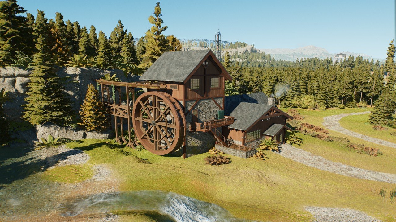 Small power station: Jurassic lodge