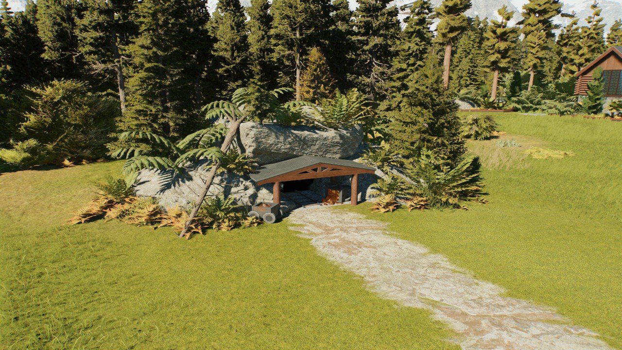 Hyperloop station: Jurassic lodge build set
